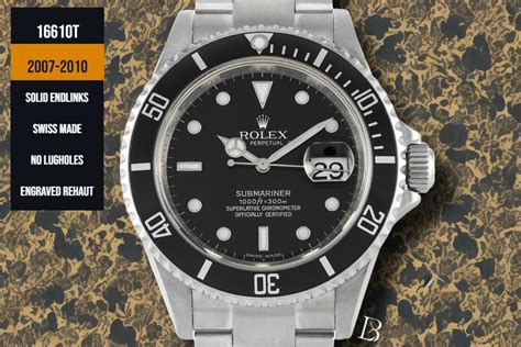 Rolex 16610 Submariner Collector's Guide: Timeline of All Variants